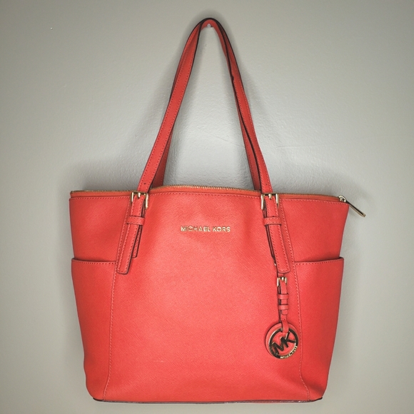 Michael Kors, Bags, Michael Kors Bright Red Tote